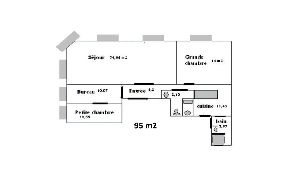 Les 7 Balcons, Comedie-Gare, Parking, Spacieux Lumineux Appt Haussmannien Монпелье Экстерьер фото